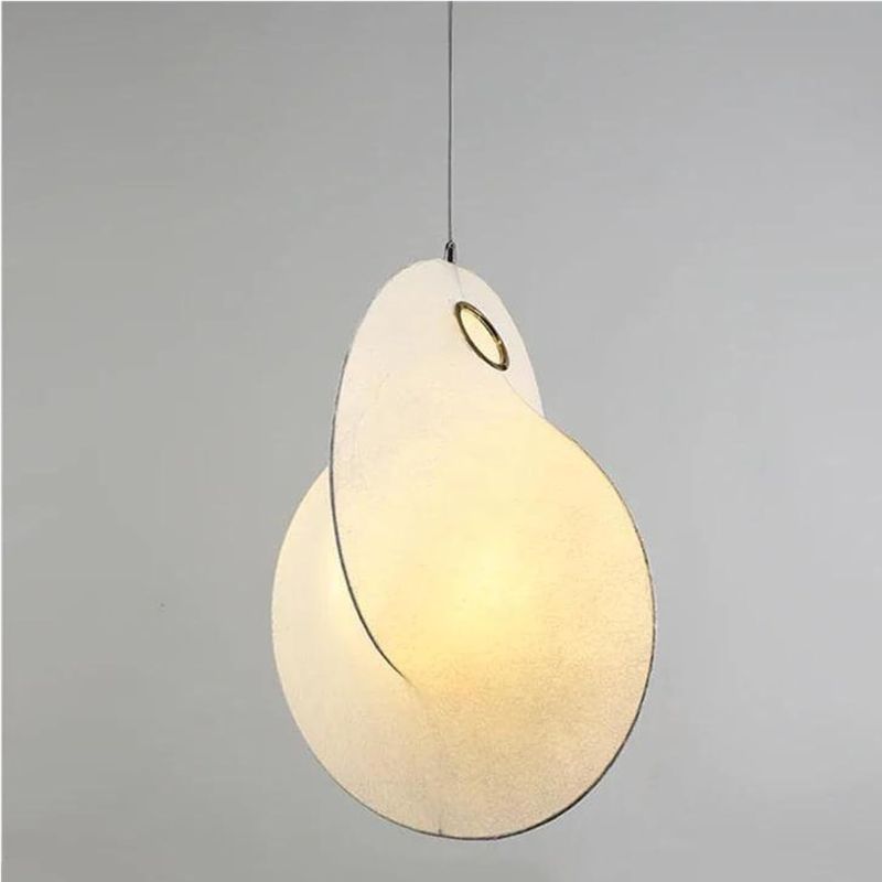 Suspension Japonaise Design Nordique En Forme Libre