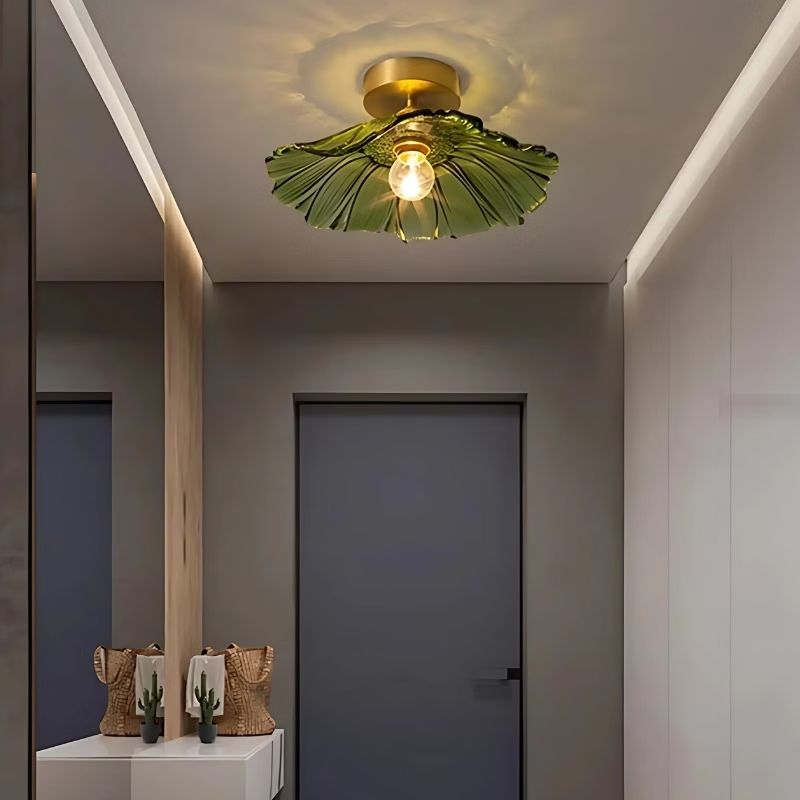 Plafonnier en Verre Design Fleur