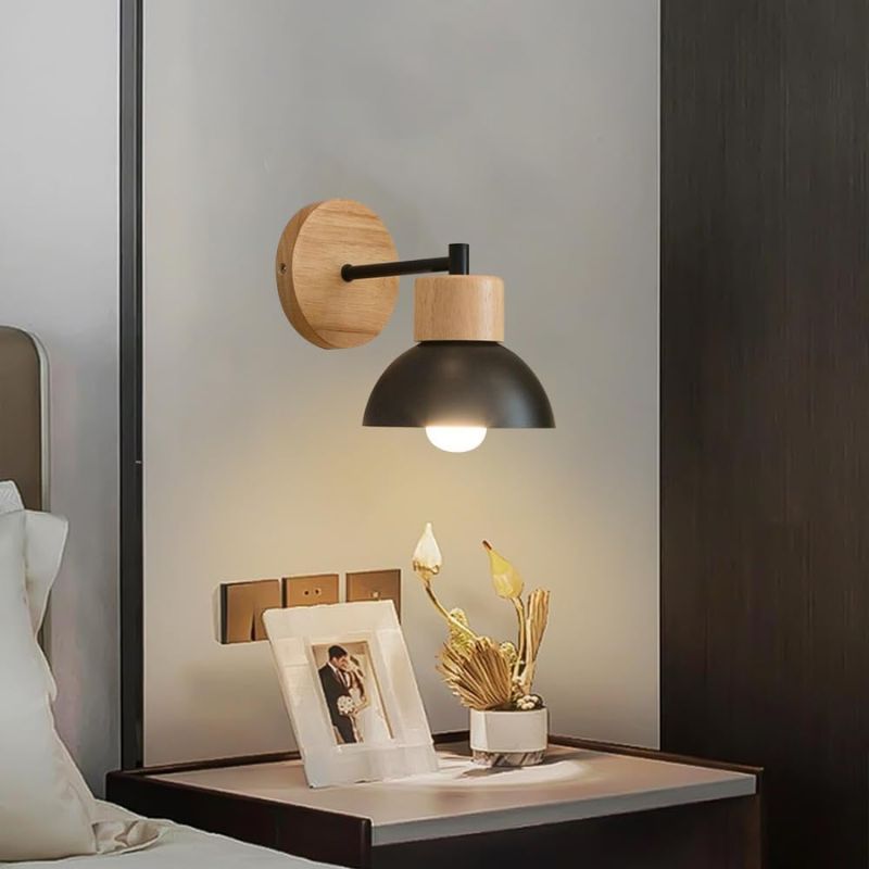 Applique Murale Scandinave Luminaire Bois Moderne