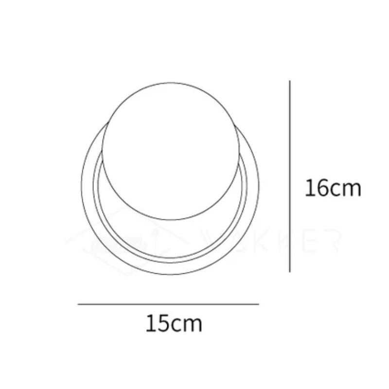 Applique Murale Salon Design Rond