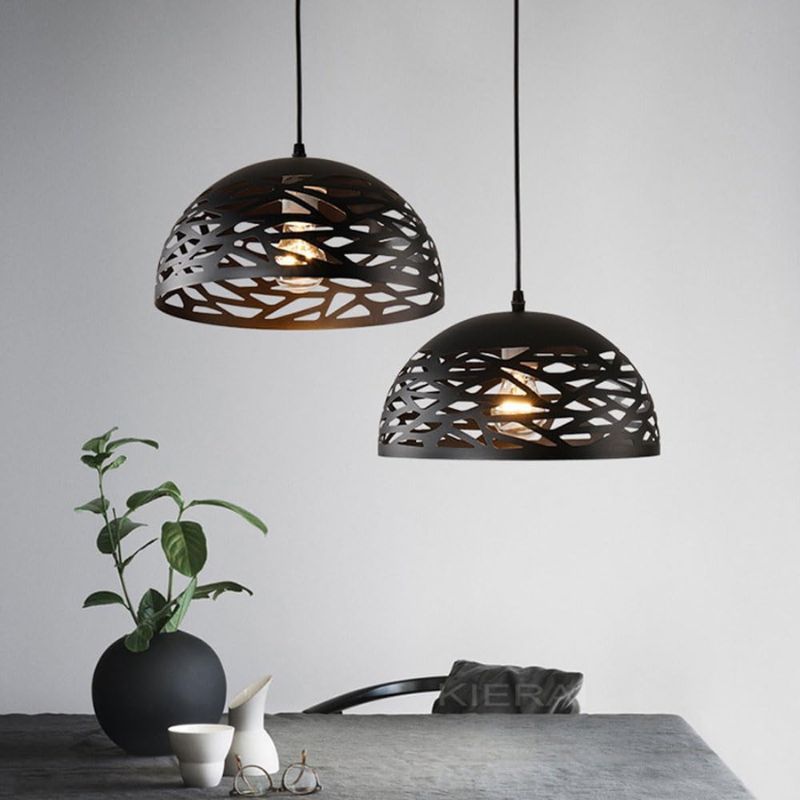 Suspension Industrielle Design Creux Stylé