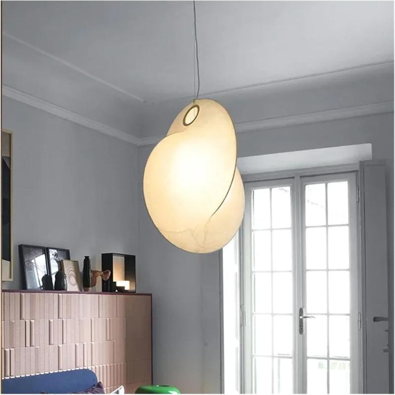 Suspension Japonaise Design Nordique En Forme Libre