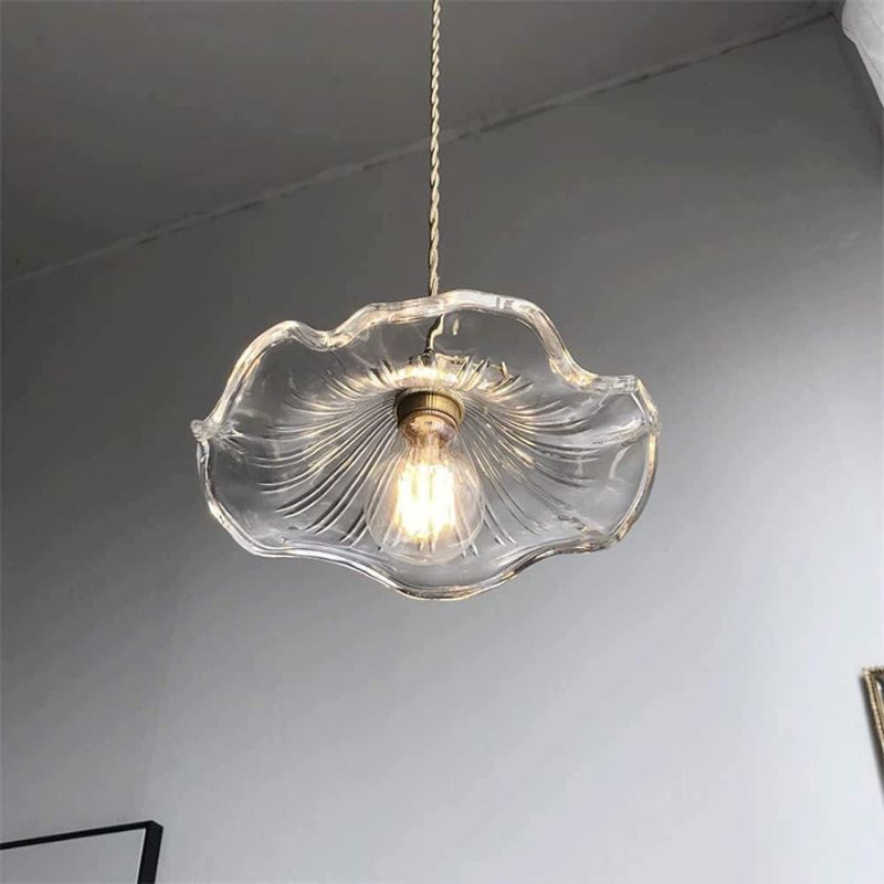 Suspension Couloir Verre Design Élégant