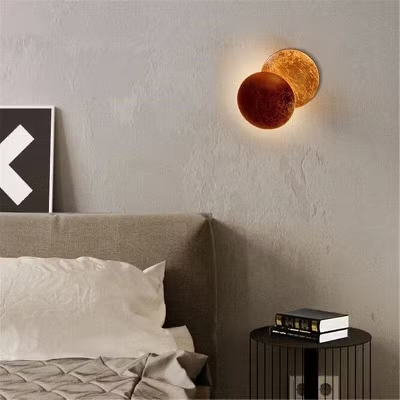 Applique Murale Moderne en Forme d’Éclipse