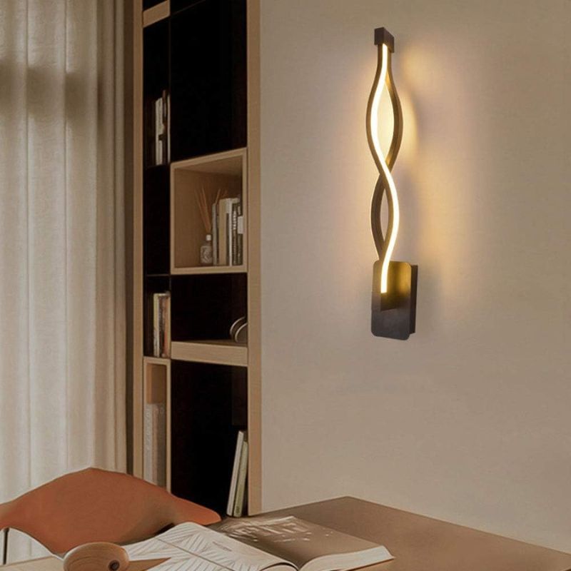 Applique Murale Couloir Design Spirale Moderne