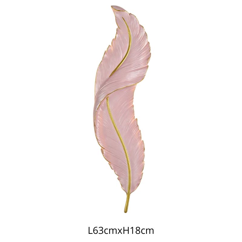 Applique Murale Salon Plume LED Moderne