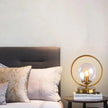 Lampe De Table Sphère En Verre Élégante