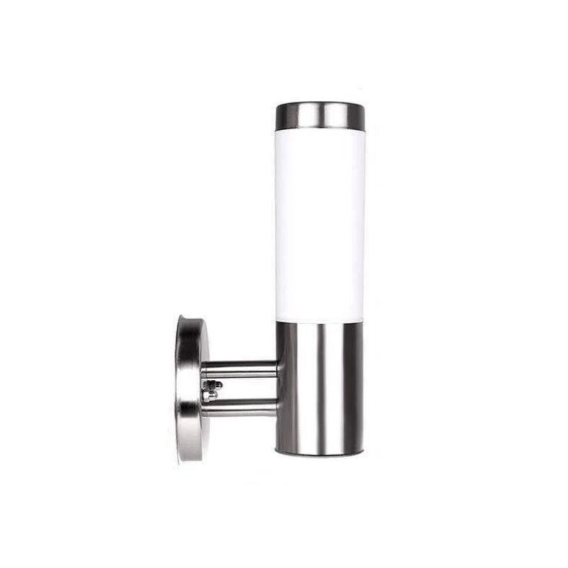 Applique Murale D'Extérieur Étanche Style Contemporain, lampe murale blanc et argentée