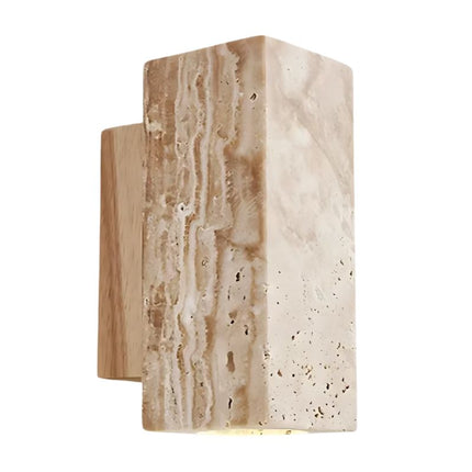 Applique Murale Design en Pierre de Travertin, avec une touche naturelle et moderne