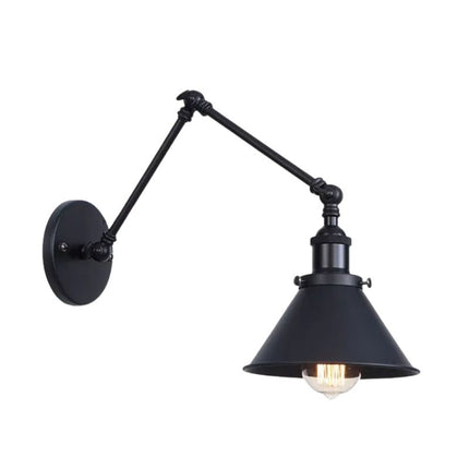 Applique Murale Industrielle Design Télescopique Chic, en métal orientable