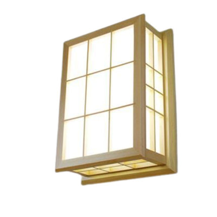 Applique Murale Vintage En Bois Massif Style Chic, lumière LED pour salon chambre intérieur, appliques allée décor à la maison éclairage intérieur