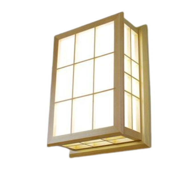 Applique Murale Vintage En Bois Massif Style Chic, lumière LED pour salon chambre intérieur, appliques allée décor à la maison éclairage intérieur