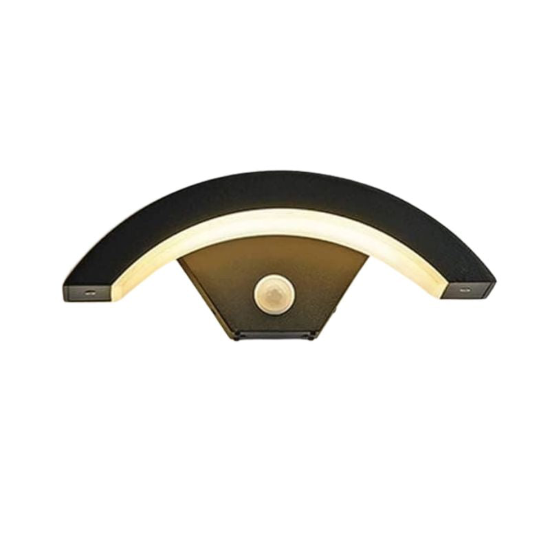 Applique Murale d'Extérieur Style Épuré à Induction, étanche et moderne