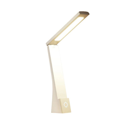Lampe De Bureau LED Moderne Et Pliable, lampe de bureau blanche et pliable, lampe blanche polyvalente