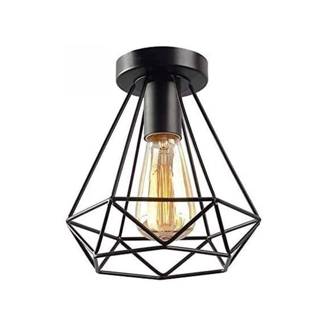 Lampe Industrielle Vintage Élégante, lampe en métal noir style vintage
