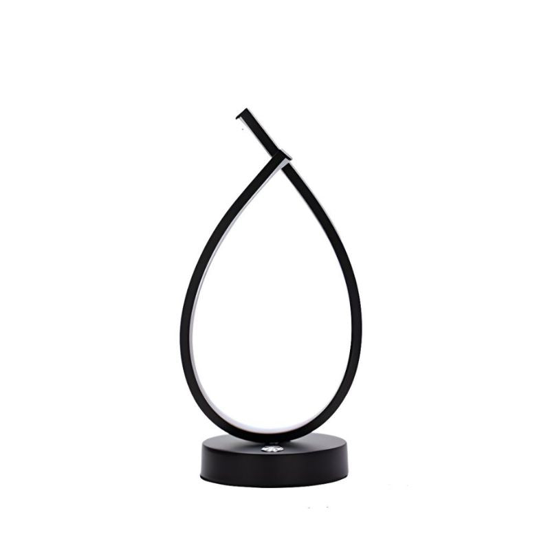 Lampe LED Moderne et Intelligente, lampe led noir moderne