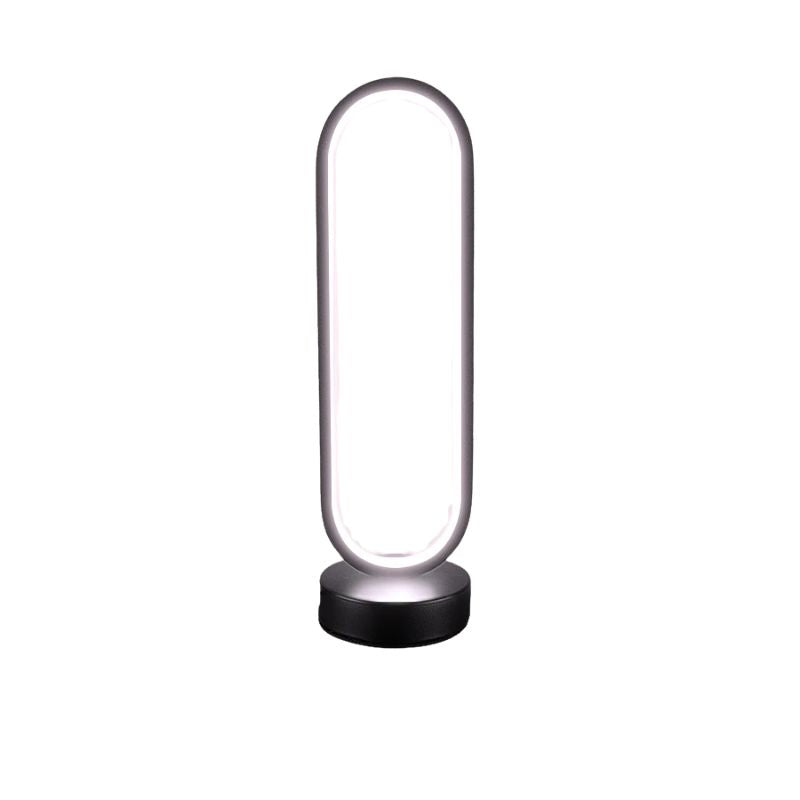 Lampe LED au Style Contemporain Chic, avec un design ovale élégant.