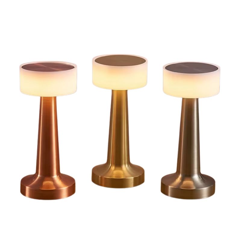 Lampe Sans Fil Avec Capteur Tactile Intégré, bureau veilleuse Rechargeable sans fil, lampe de lecture 