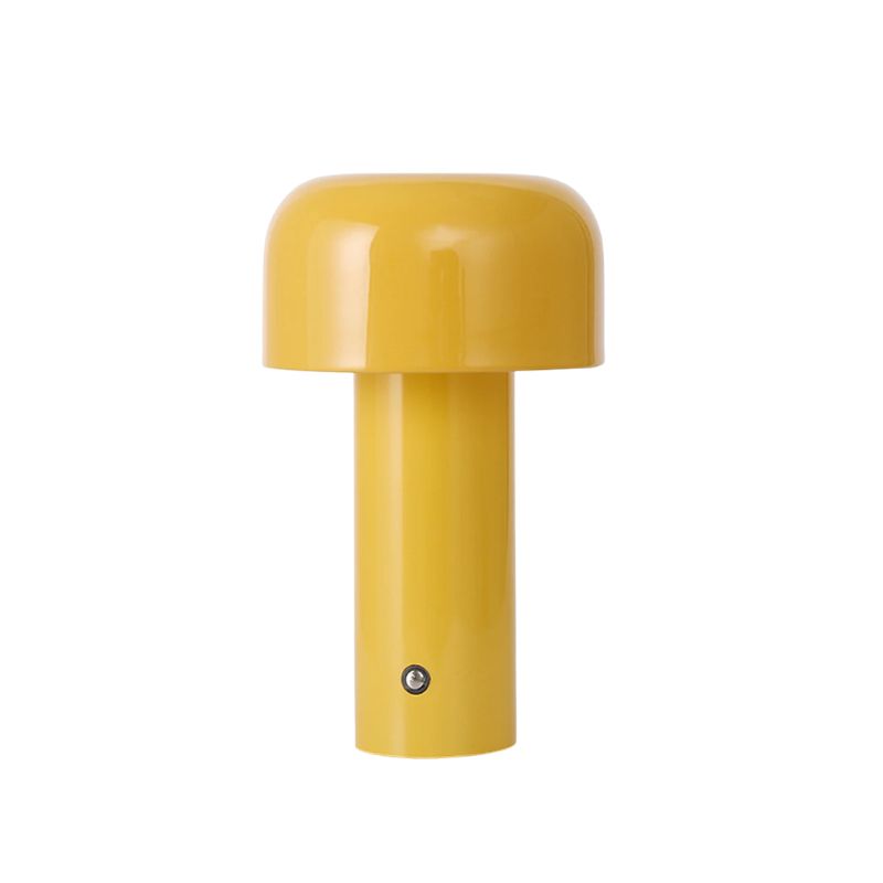 Lampe Sans Fil Design Champignon, lampe jaune en forme de champignon