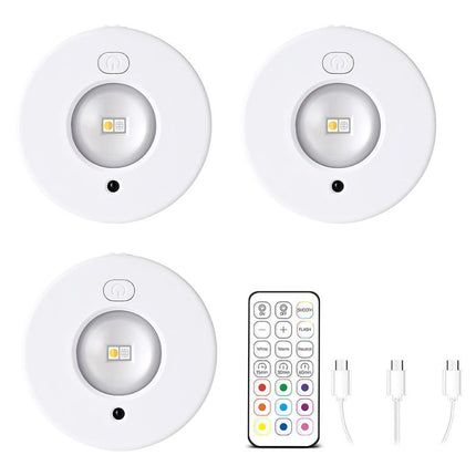 Lampe Sans Fil Projecteur Led À Intensité Réglable, lampe Rechargeable sans fil sous-meuble, projecteur pour placard d'affichage