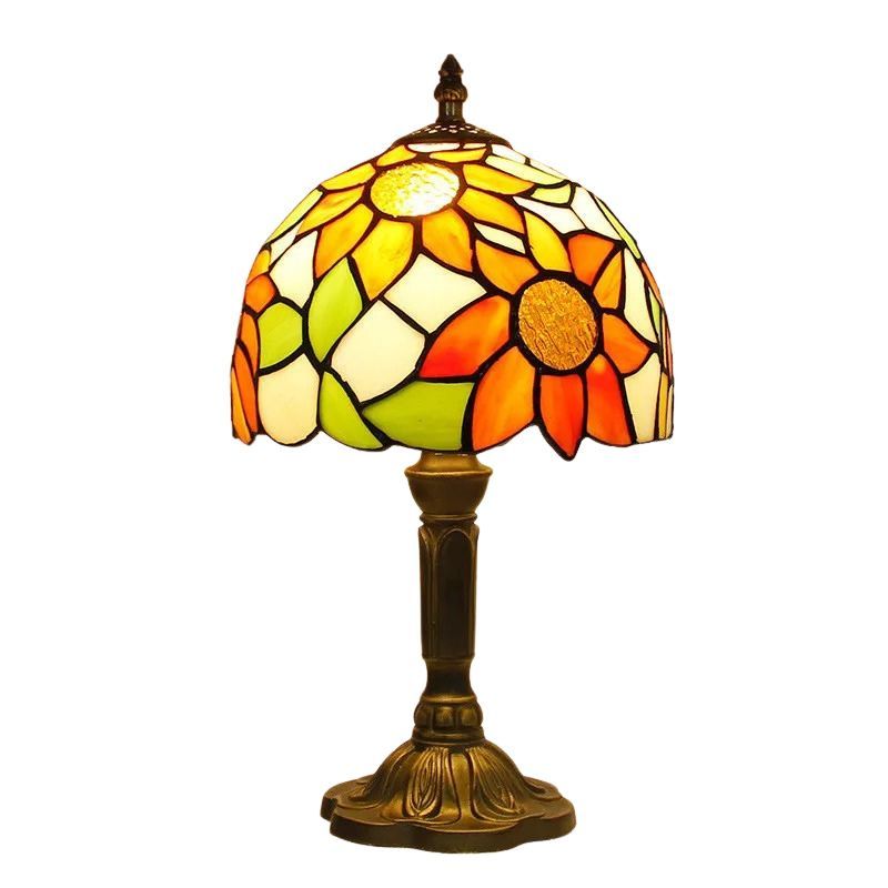 Lampe Tiffany Look Raffiné Et Intemporel, lampes de Table antiques pour Restaurant, luminaire de décoration intérieure