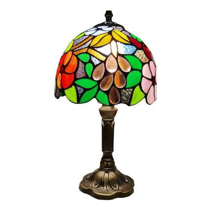 Lampe Tiffany Reflet Bohème, Lampe de bureau, café, salle à manger, chevet, lampes de Table