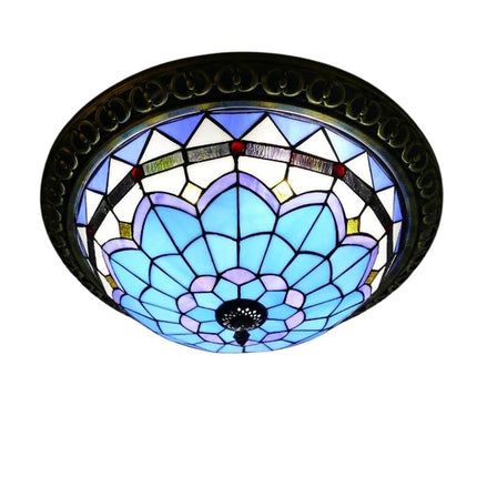 Lampe Tiffany Suspensions Turques Élégantes, lampes suspendues de plafond,Vintage pour salon,déco éclairage de plafond