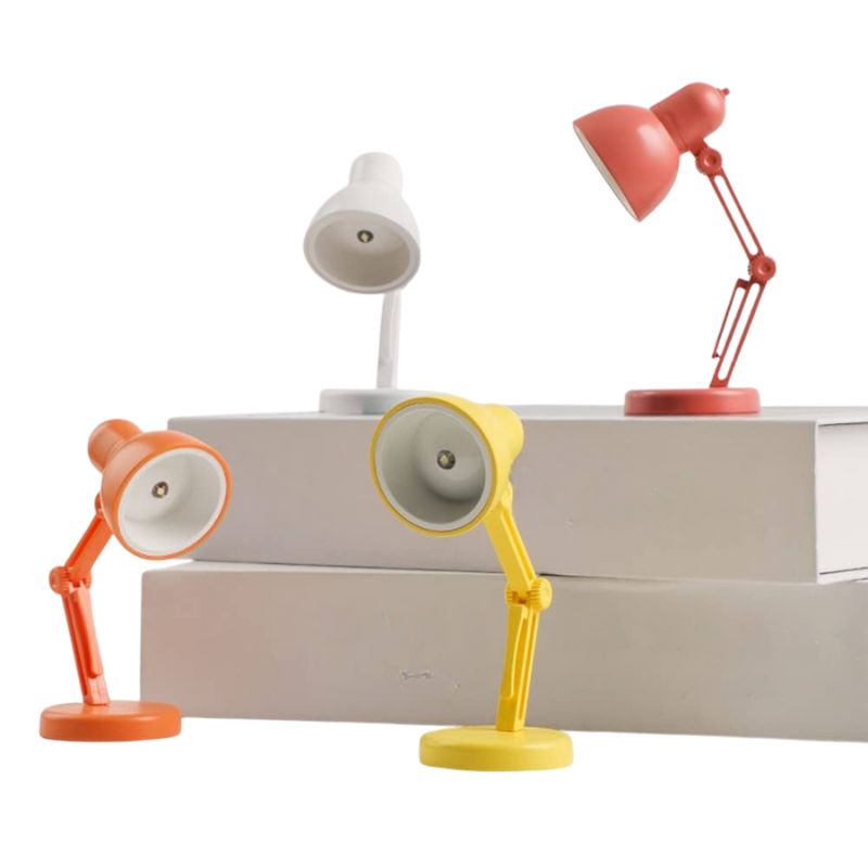 Lampe de Lecture LED à Pince Pliable, lampe de Table pliable nuit maison chambre ordinateur , veilleuses oeil voyage livre