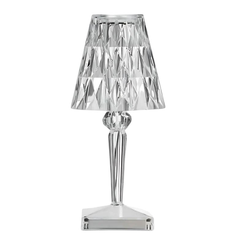 Lampe de Table Tactile en Cristal, effet visuel scintillant