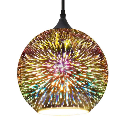 Suspension Bohème Lampe En Boule De Verre Chic,salon ,salle à manger ,décor à la maison luminaires