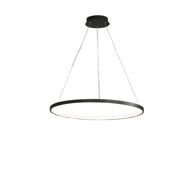 Suspension Chambre Anneau LED Élégante, salle à manger, un salon, une Table centrale, une cuisine ou une chambre à coucher