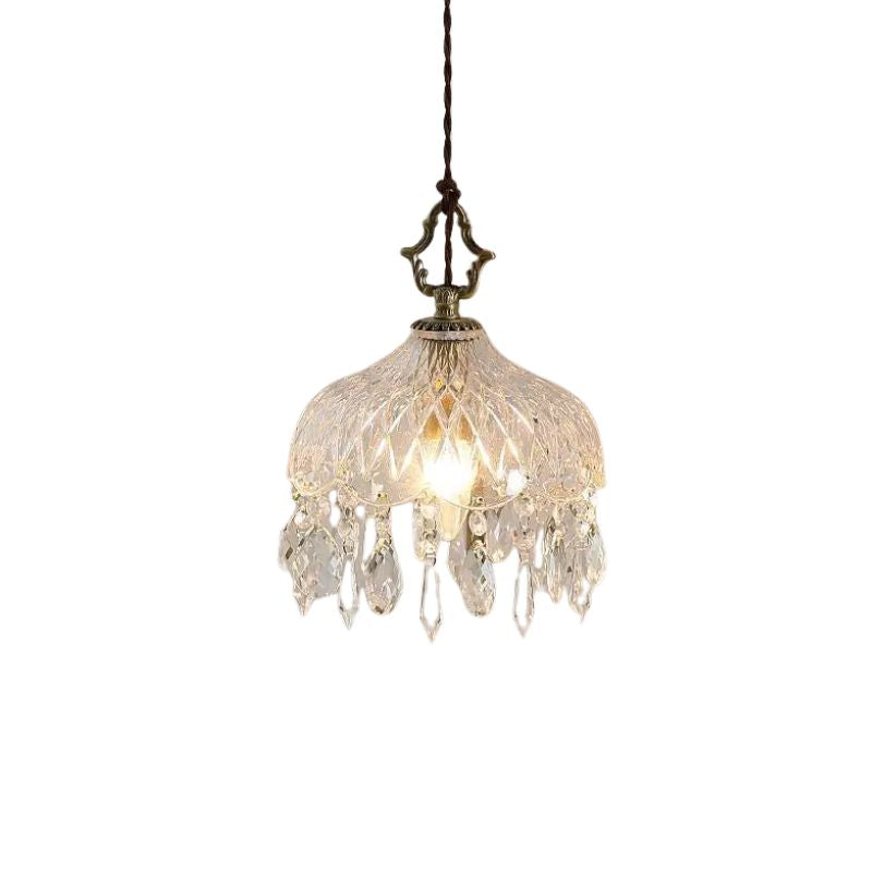 Suspension Chambre Rétro En Verre LED Élégante, chambre, Bar, Restaurant