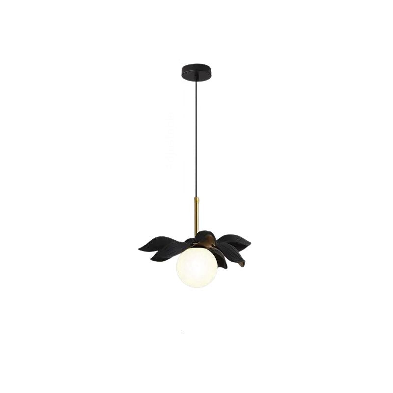 Suspension Design Ambiance Fleurie Naturelle, lampe à suspension pour chambre d'enfant, fleur crème, chambre principale