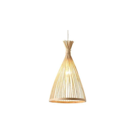 Suspension Design Bambou Raffiné, en forme de nid d’oiseau