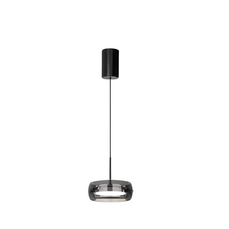 Suspension Design En Verre Fumé Élégant, lumière chaude pour salon, chambre à coucher, chevet, salle à manger, cuisine, lumière décorative intérieure