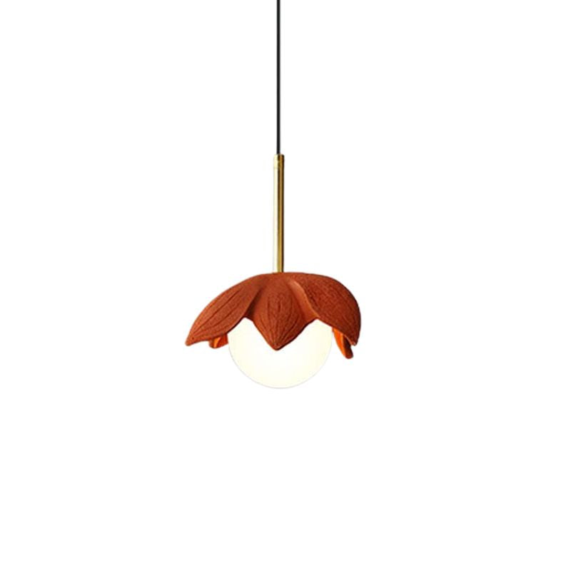 Suspension Design Fleur Crème Élégante, lampe à suspension pour chambre d'enfant, fleur crème