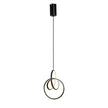 Suspension Design Sculpturale Intelligente, Luminaire Décoratif, Idéal pour une Chambre à Coucher.