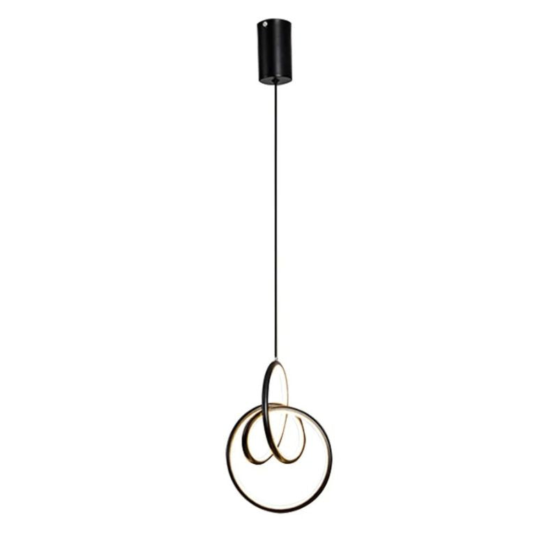 Suspension Design Sculpturale Intelligente, Luminaire Décoratif, Idéal pour une Chambre à Coucher.