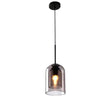 Suspension Escalier Luminaire Vintage En Verre, en forme de cloche 