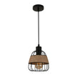 Suspension Industrielle Design Cage Rétro Élégant, luminaire suspendu noir