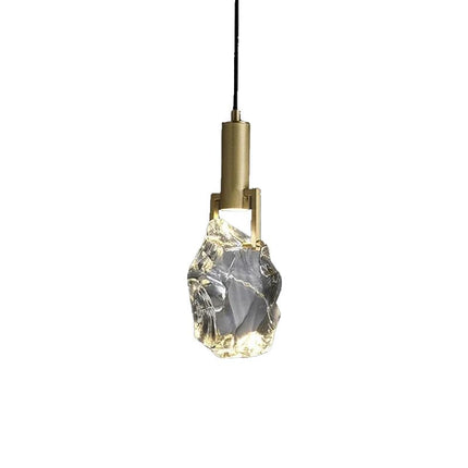 Suspension Minimaliste Finesse En Cristal, LED, luminaire pour chambre à coucher, salon 