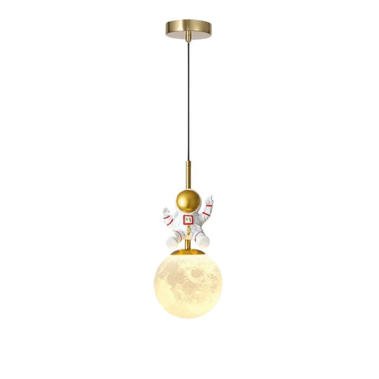 Suspension Minimaliste Inspiration Céleste,lustre de luxe, lampe de lune de chambre de garçon