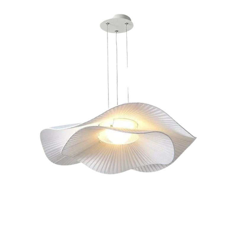 Suspension Minimaliste Élégance Tissu Blanc,un Restaurant, une Salle à Manger, un Salon,Chambre à Coucher