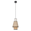 Suspension Moderne Artisanale en Rotin, Design Artistique Classique, Luminaire Décoratif, Idéal pour un Salon ou une Cuisine