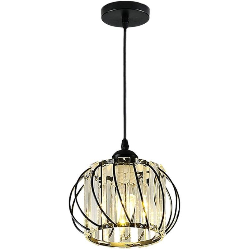 Suspension Moderne Effet Lumière Cristal,  petit lustre créatif, idéal pour un couloir,  un balcon ou une entrée