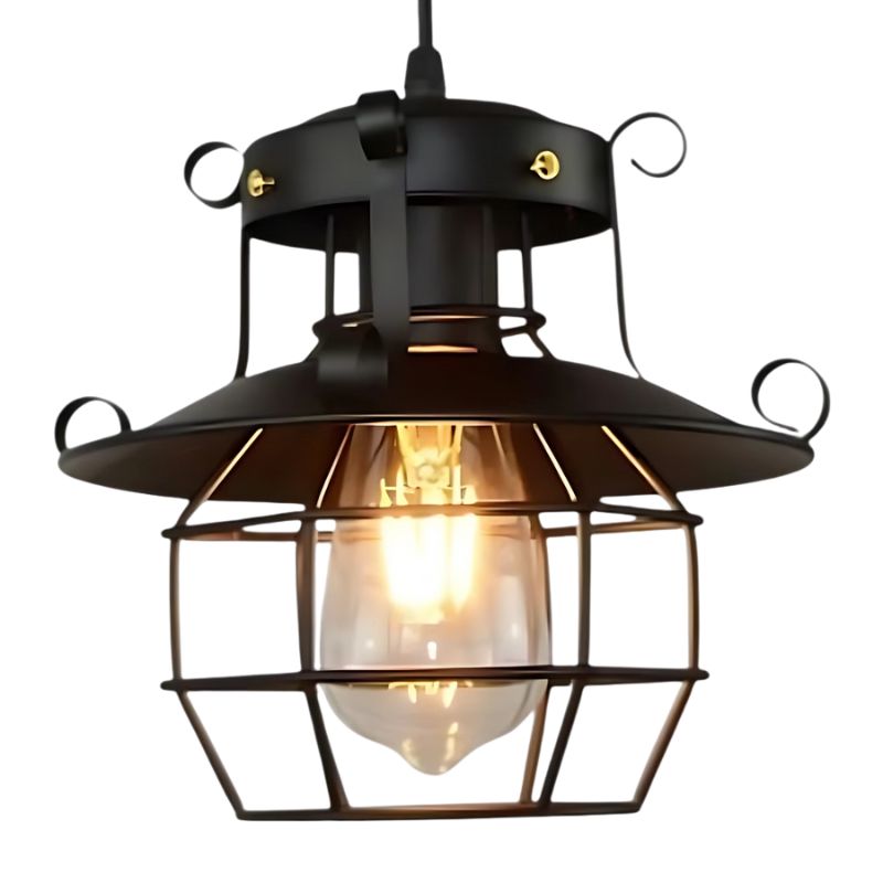 Suspension Moderne au Design industriel, au style vintage et rétro