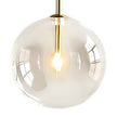 Suspension Moderne en Forme de Boule Transparente, style minimaliste chic