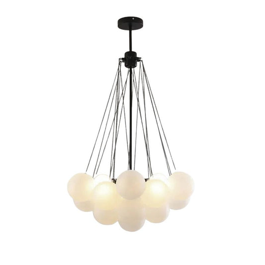 Suspension Vintage Aura Moderne, Luminaire Décoratif, Idéal pour un Salon