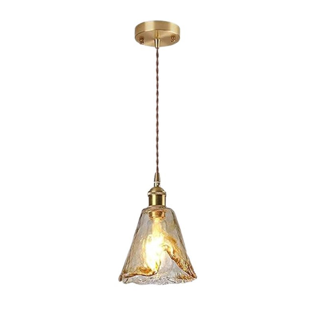 Suspension Vintage Chic En Verre Soufflé Décoratif, Chambre à Coucher, un Bar 