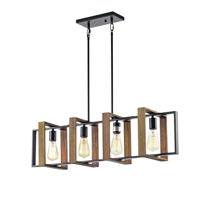 Suspension Vintage Style Industriel Chic, design créatif américain, Style rétro, luminaire décoratif d'intérieur, idéal pour une salle à manger